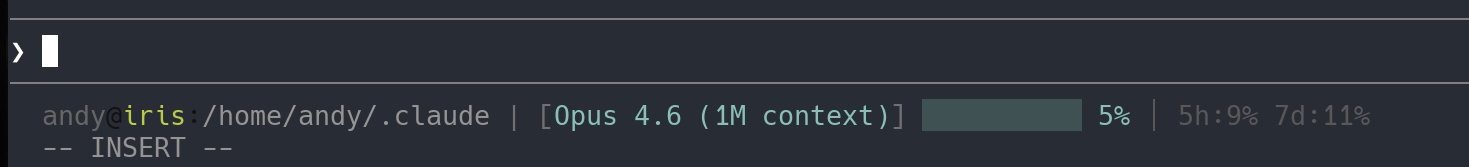 Claude Code status line